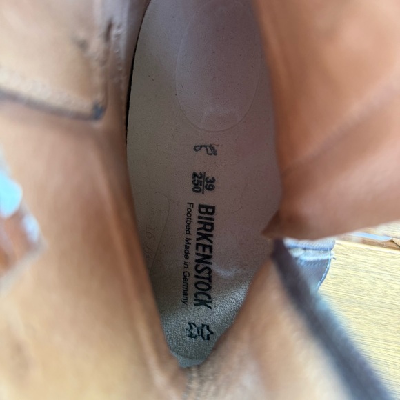 Birkenstock Collins Dark Brown Leather Ankle Boots Size 39 EU/9 US - Picture 8 of 12